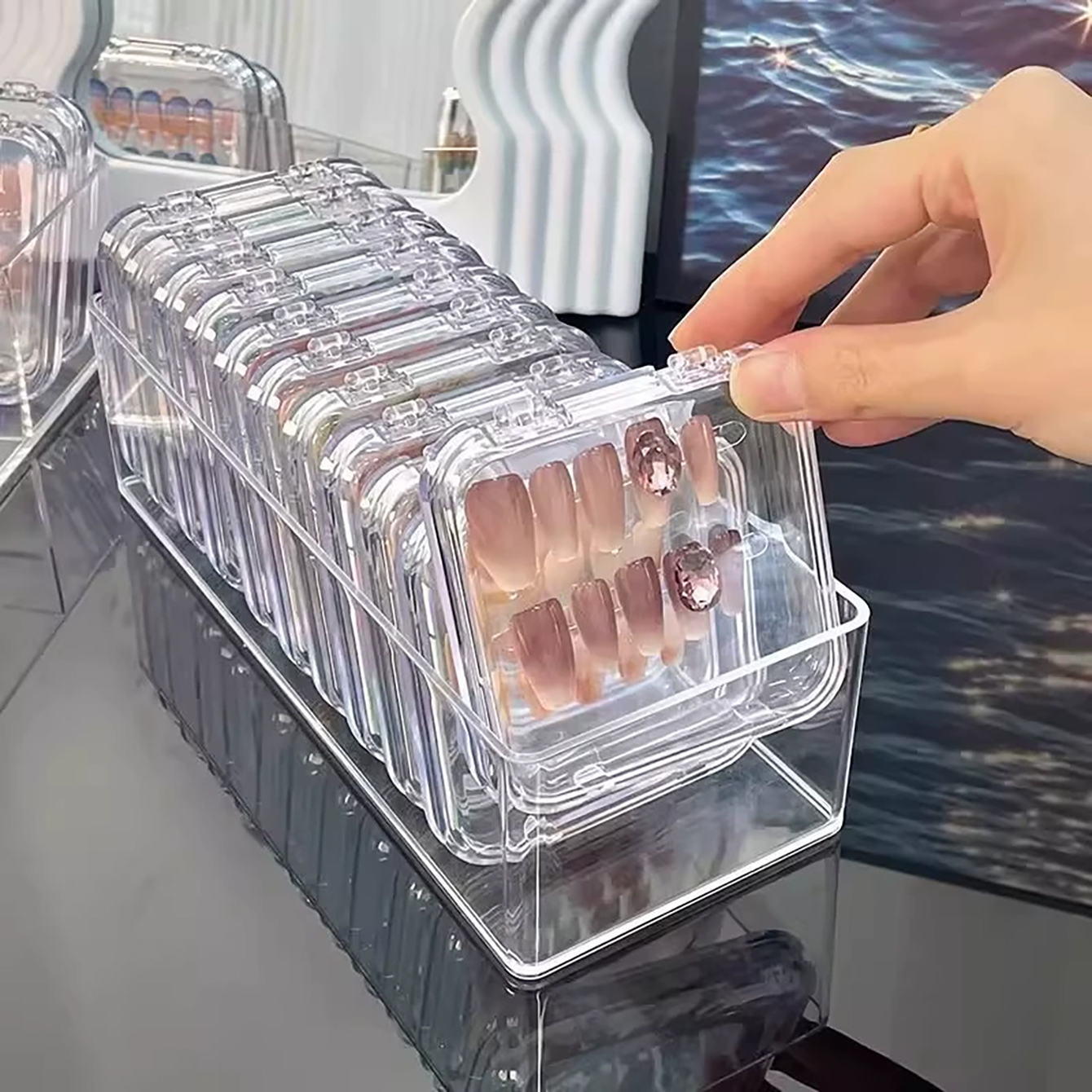 Travel Accessories Box - 1PCS Hot Selling Transparent Acrylic Nail
