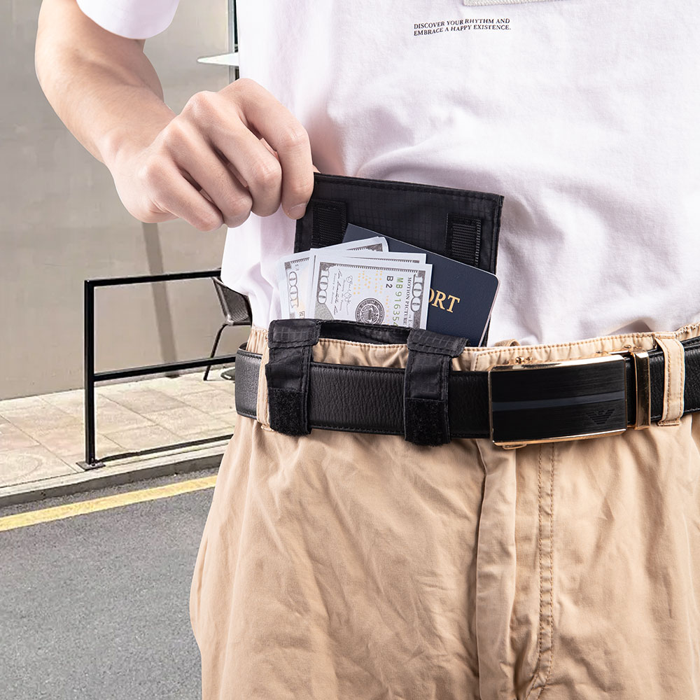 Travel Accessories Men - RFID Blocking Money Belt Anti Theft
