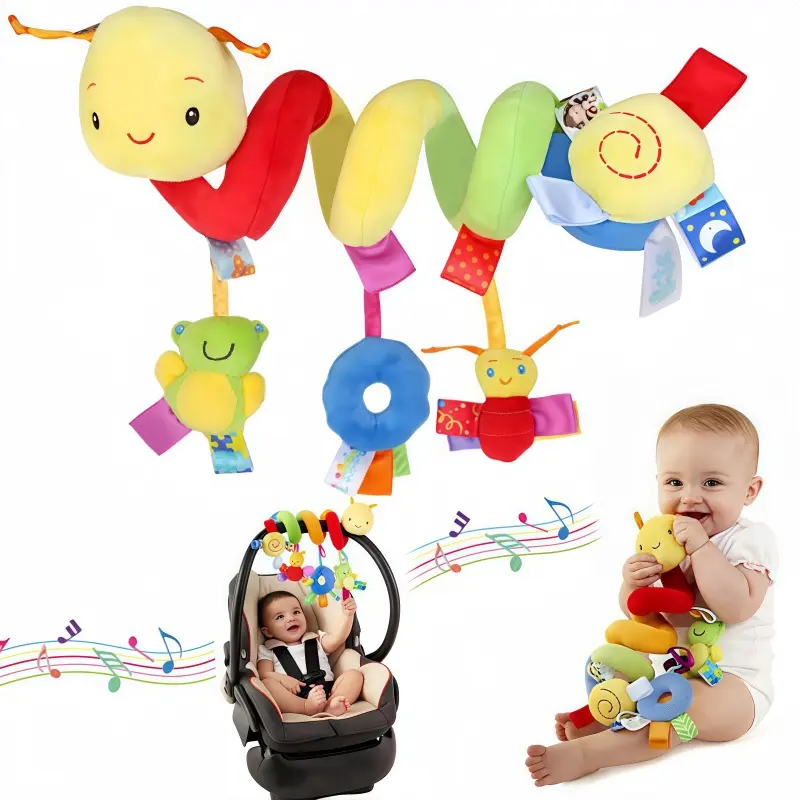 Travel Accessories For Baby - Baby Hanging Car Seat Toys Plush