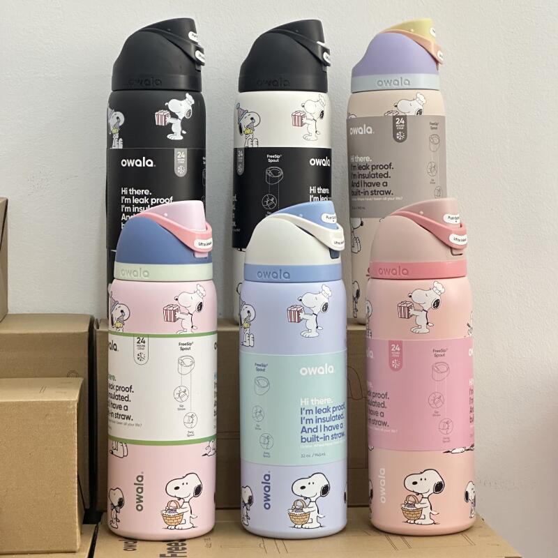 Travel Accessories Bottles - Snoopy Insulated Water Bottle Style Fruit