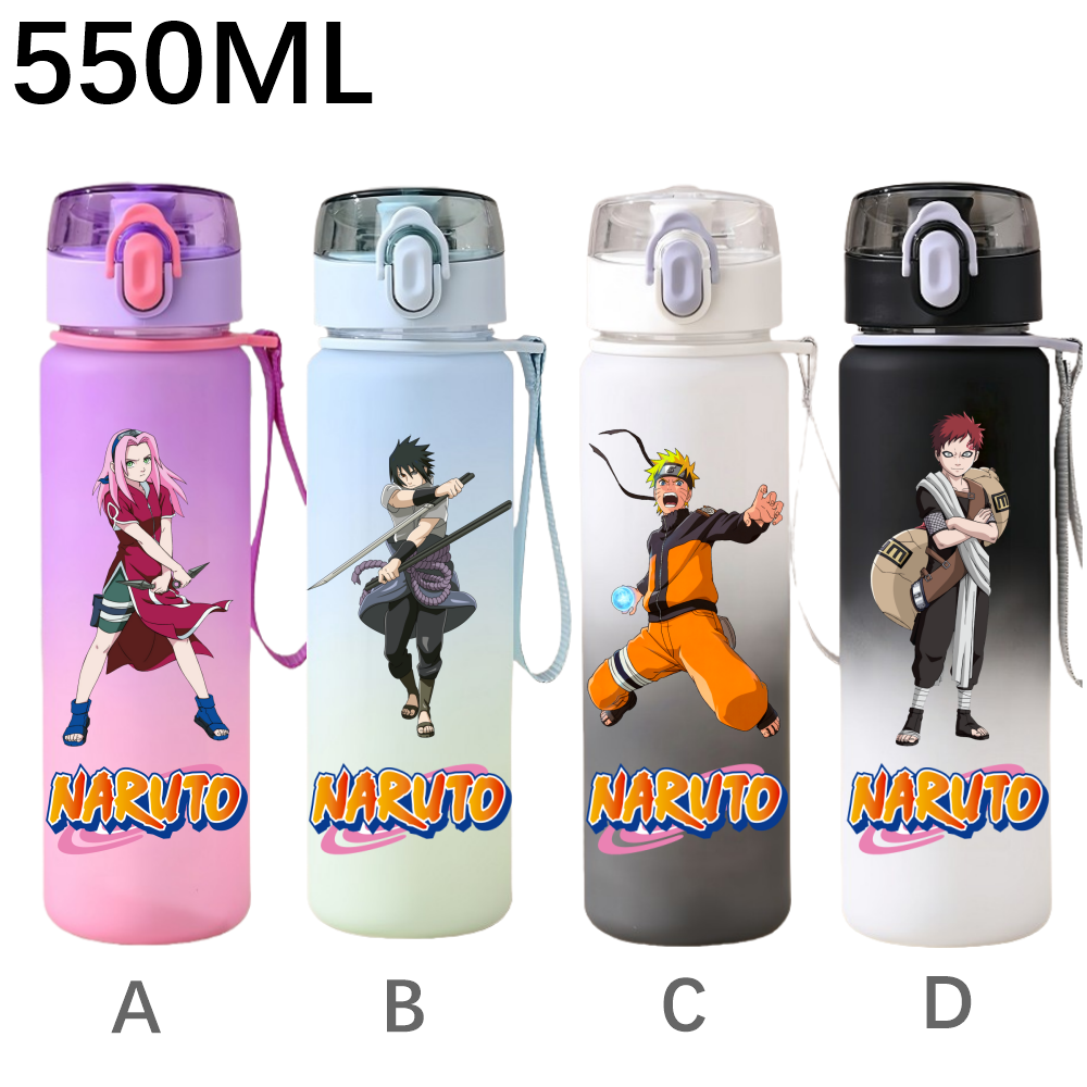 Travel Accessories Bottles - 550ML NARUTO Sports Water Bottle Uzumaki