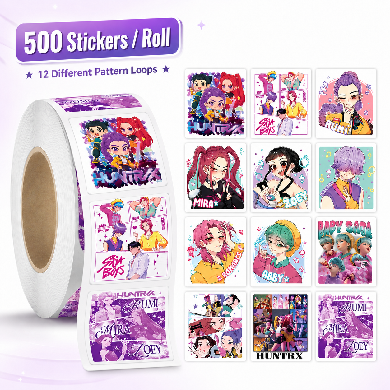 Sticker Luggage Decorative - 500pcs Stickers Waterproof DIY Decals for