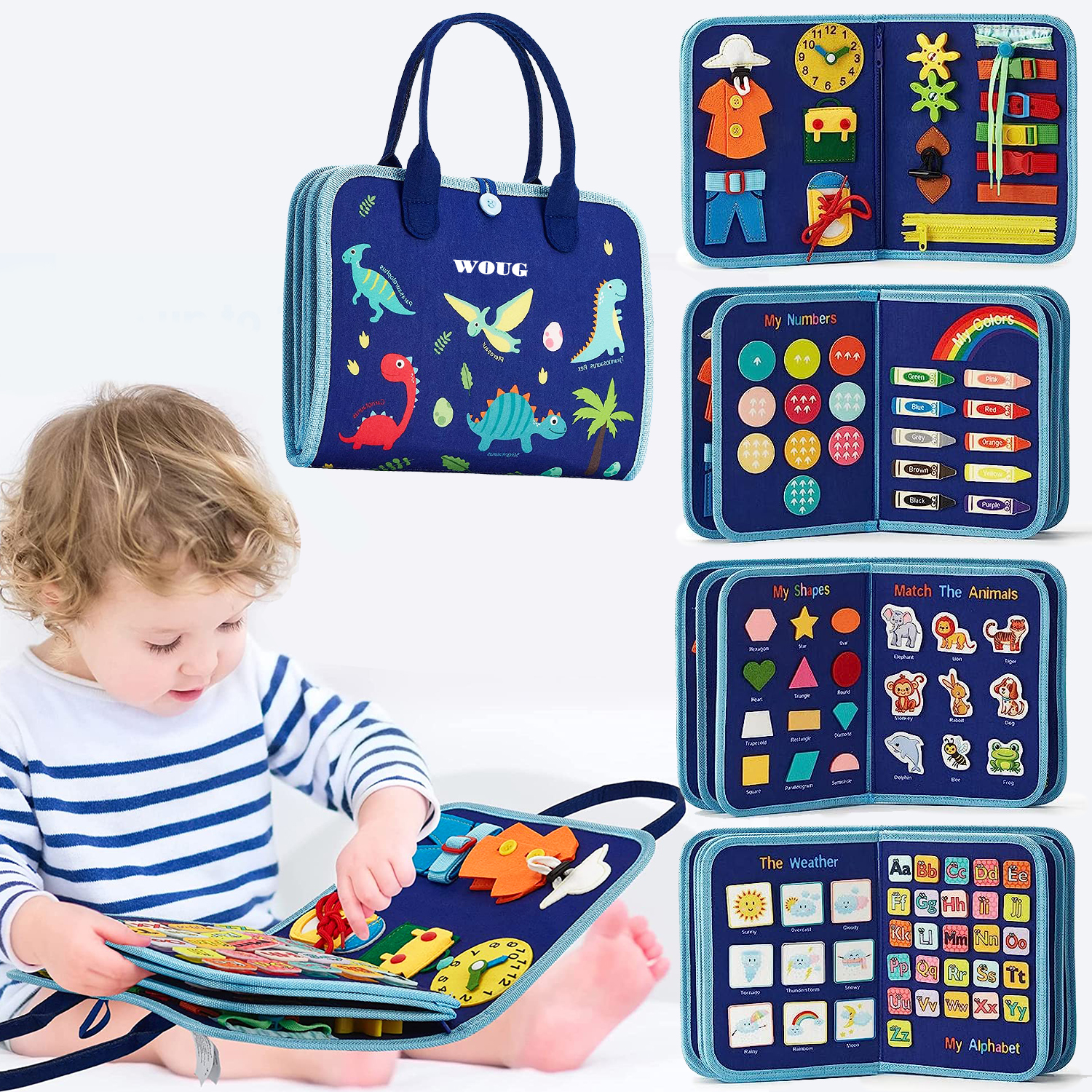 Travel Accessories Toddler - Montessori Toys Busy Board Toddler Sensory