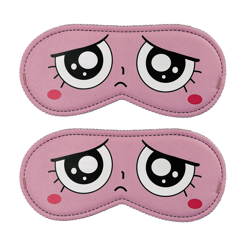 Eye Mask Sleep Travel - Sleeping Cute Mask Cartoon Pattern Cover