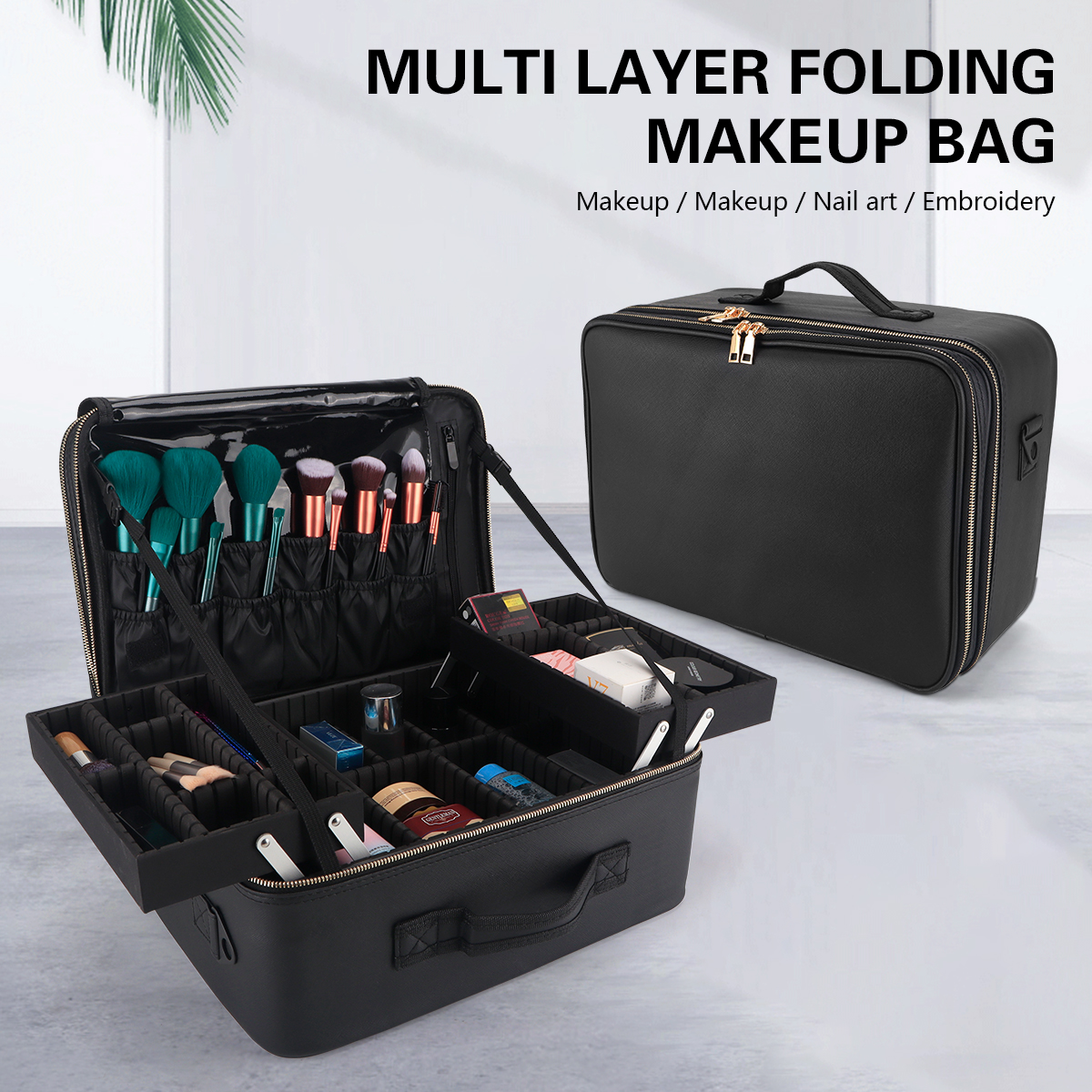 Travel Accessories Box - Women Travel Cosmetic Case Organizer Box
