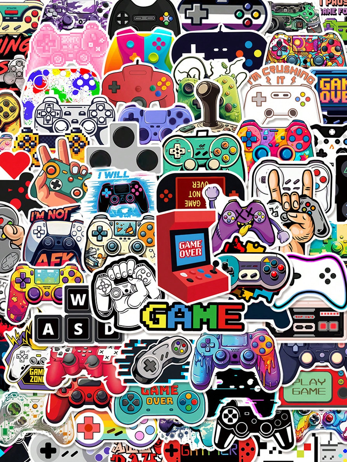Sticker Luggage Decorative - 100pcs Video Game Theme Stickers, Suitable