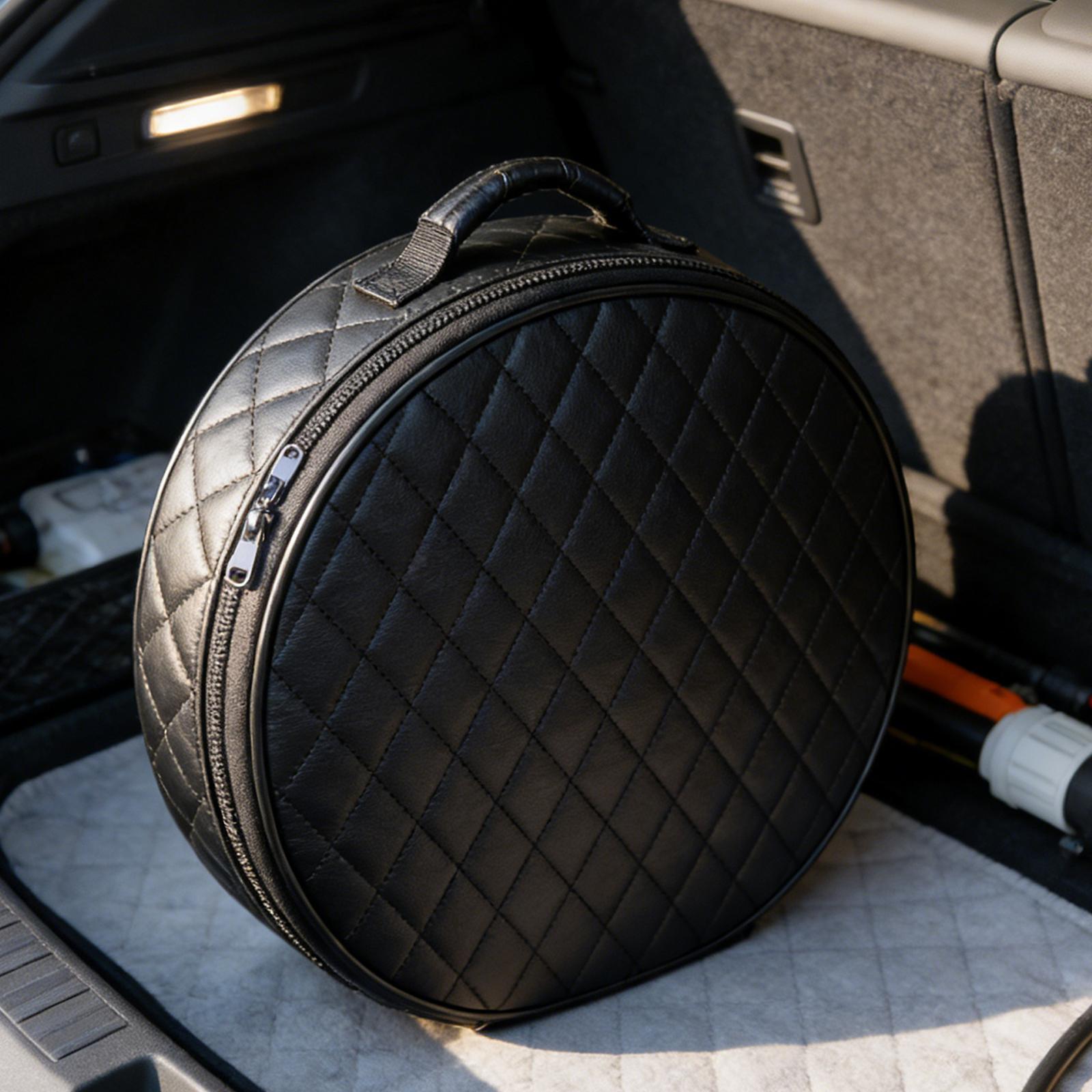 Cable Organizer Travel - Car Charging Cable Bag PU Leather