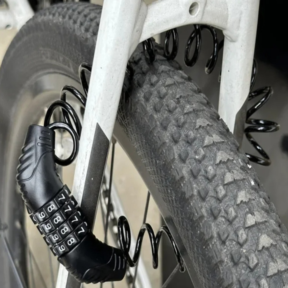 Cable Lock Combination - 4 Digit Password Combination Portable Anti-theft