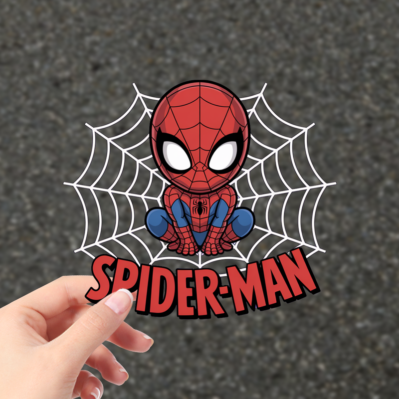 Sticker Luggage Decorative - Superhero Spider Man Car Sticker Creative