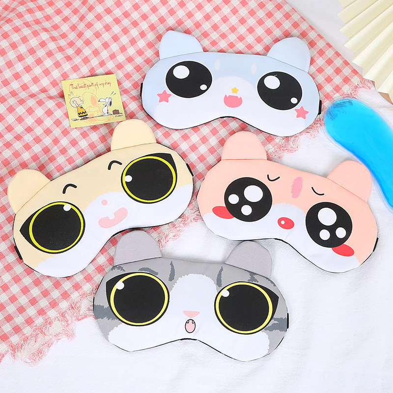 Eye Mask Sleep Travel - Cartoon Pattern Sleep Eye Mask 3D