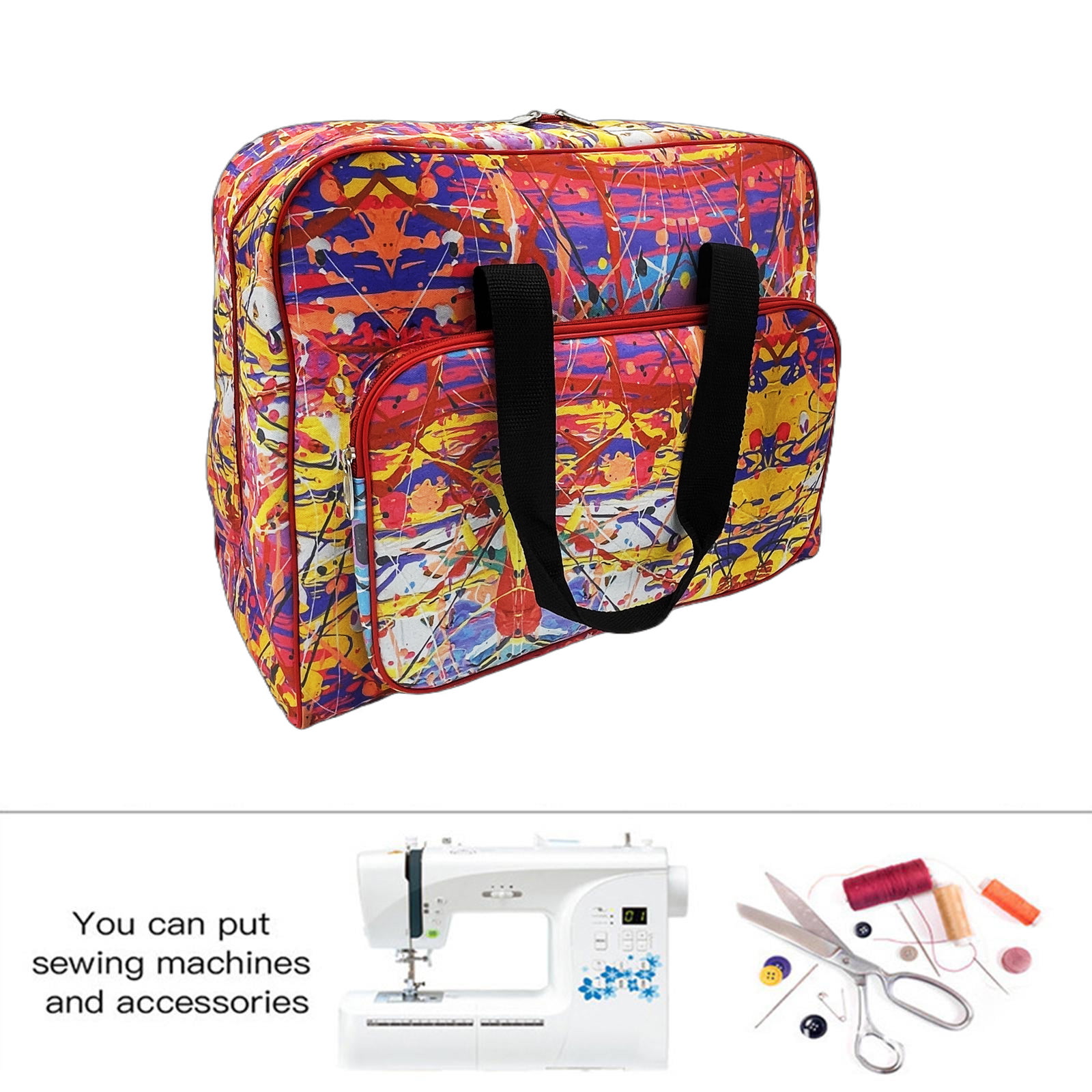 Travel Accessories Organizer - Sewing Machine Carrying Case, Sewing Accessories