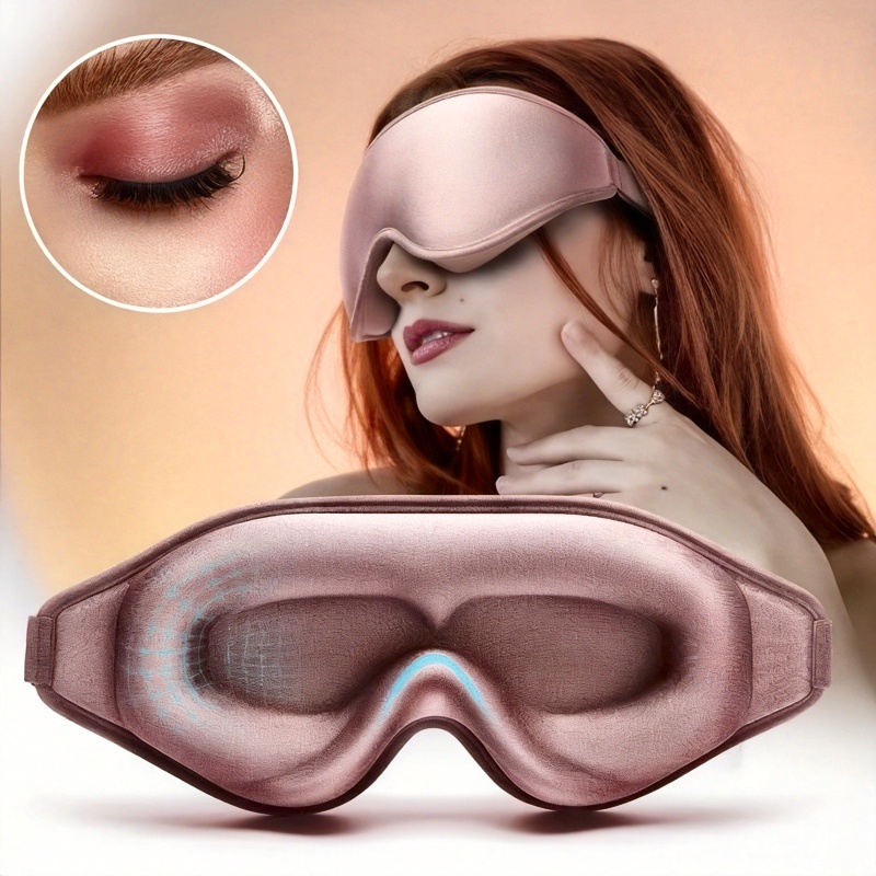 Travel Accessories Men - Super Soft 3D Silk Sleeping Eye