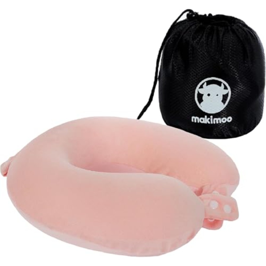 Neck Pillow Memory Foam - Travel Neck Pillow, Top Memory Foam