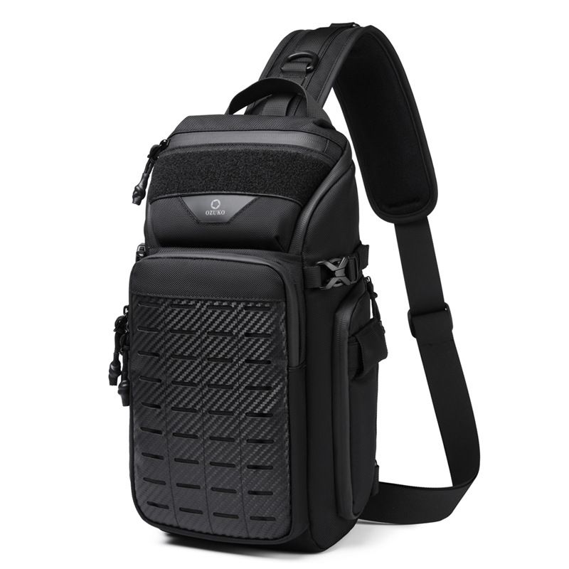 Travel Accessories Men - OZUKO Multifunctional Men Sling Chest Bag