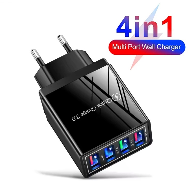 Travel Accessories For Europe - Quick Charge 3.0 EU US Plug