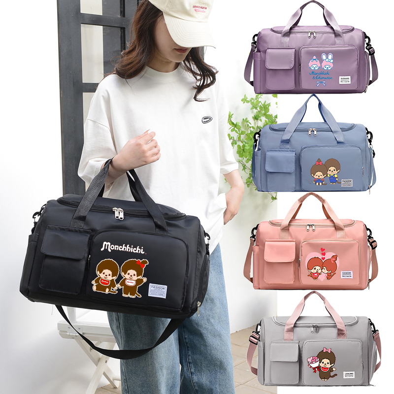 Travel Accessories Men - MONCHHICHI Women Travel Bag Kawaii Cartoon
