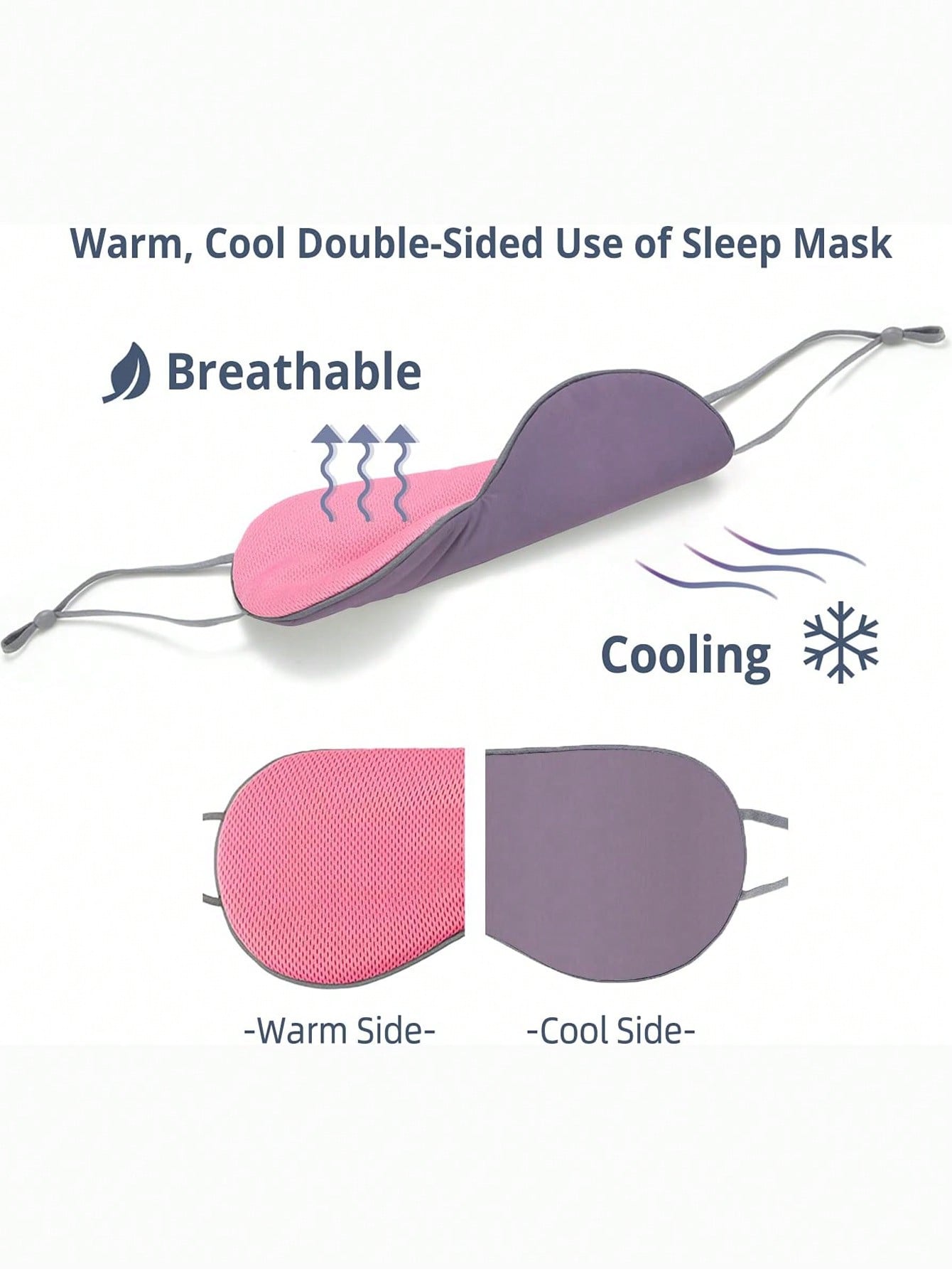 1PC Sleep Mask For Side Sleepe - Eye Mask Sleep Travel incelemesi ve fiyatı