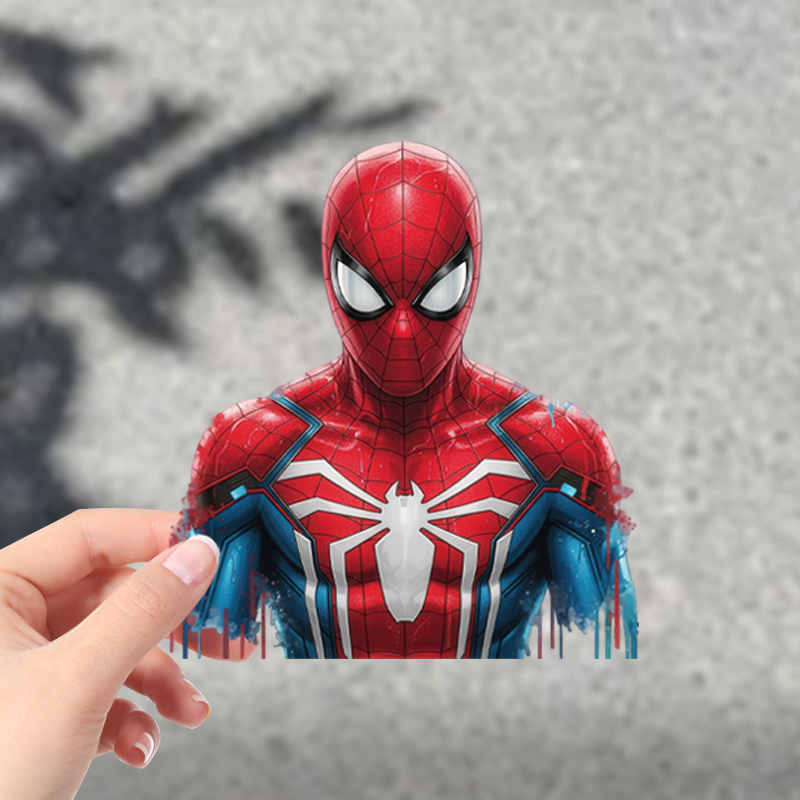 Super Hero Spider-Man Car Stic - Sticker Luggage Decorative incelemesi ve fiyatı