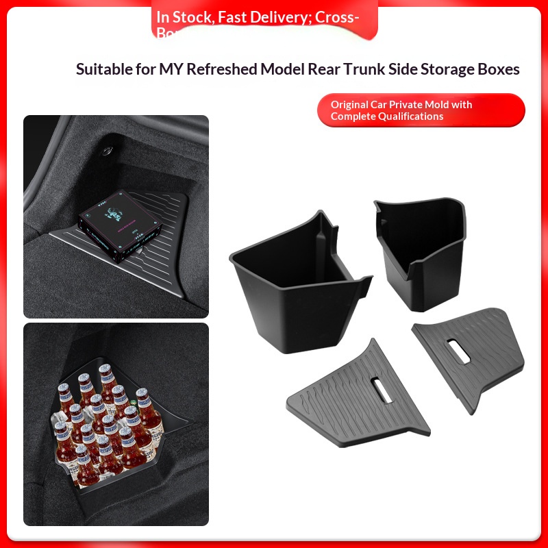 For Tesla Model Y Juniper Trun - Travel Accessories Box incelemesi ve fiyatı