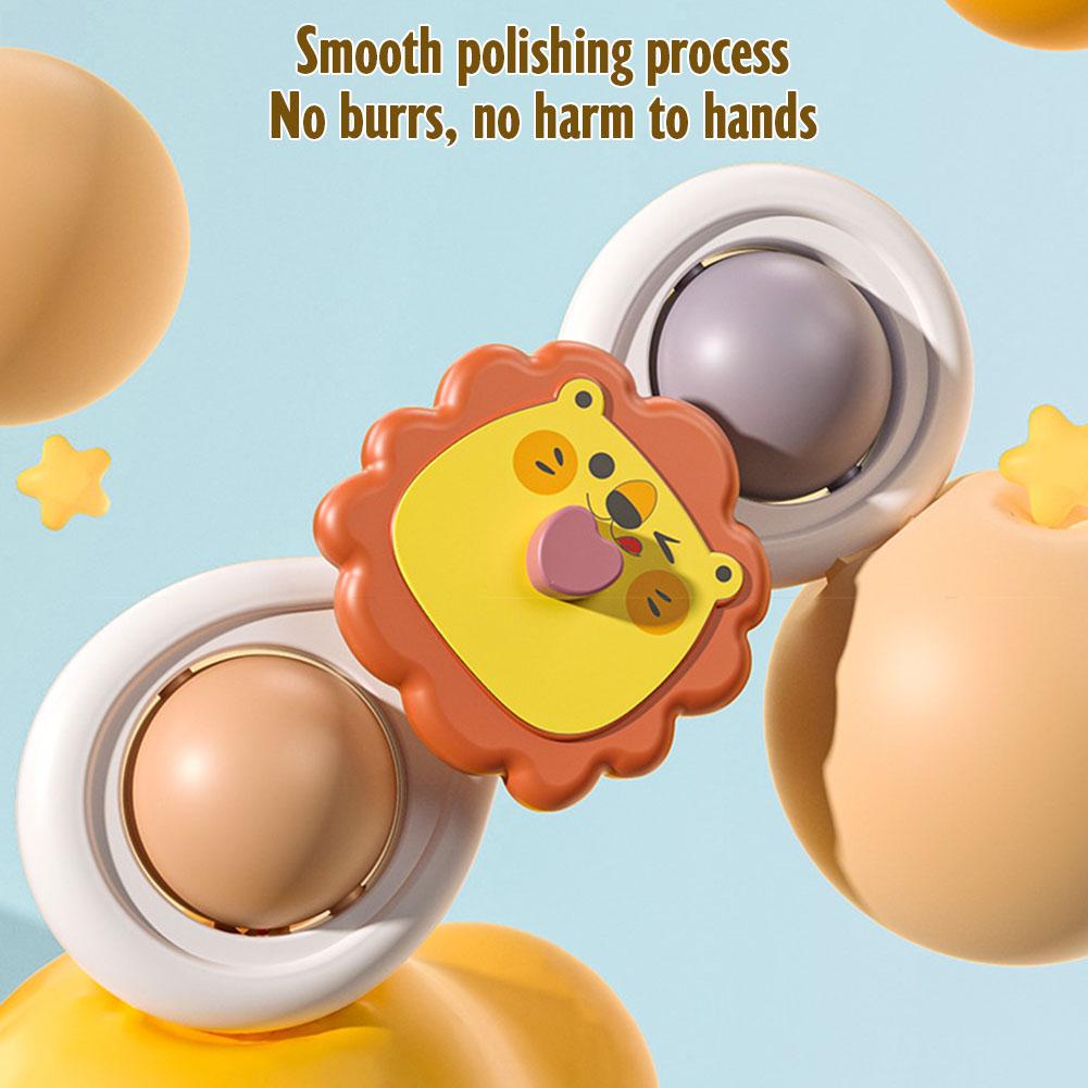 3PCS Suction Cup Rotating Toy  - Travel Accessories For Baby incelemesi ve fiyatı