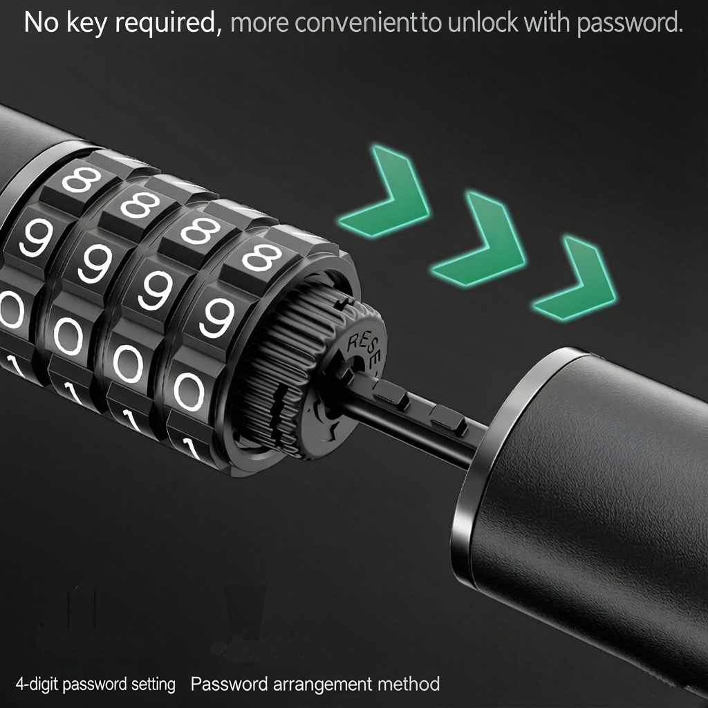 Steel Cable Helmet Lock for Bi - Cable Lock Combination incelemesi ve fiyatı