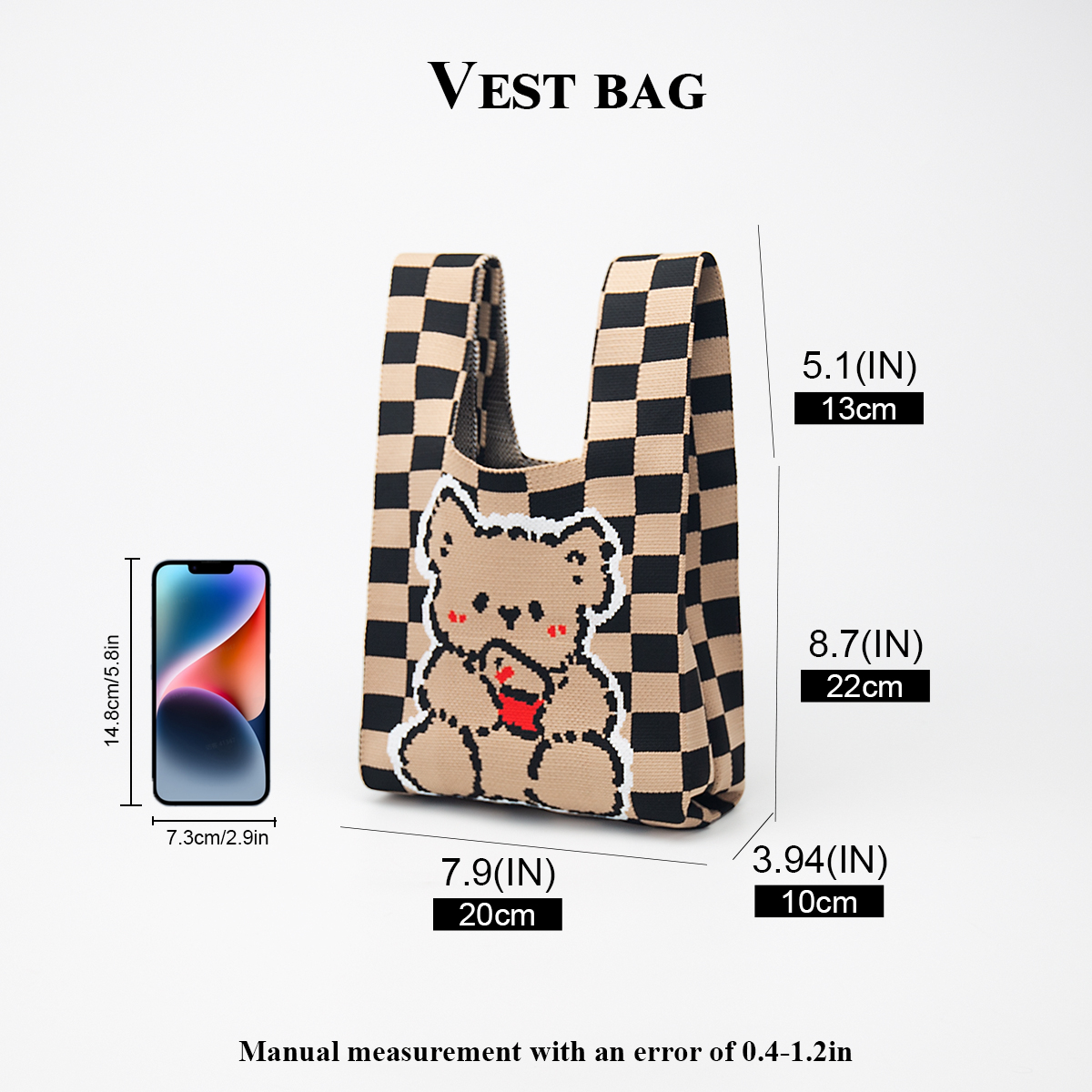 Cute Knitted Handbag for Girls - Travel Accessories Bottles incelemesi ve fiyatı