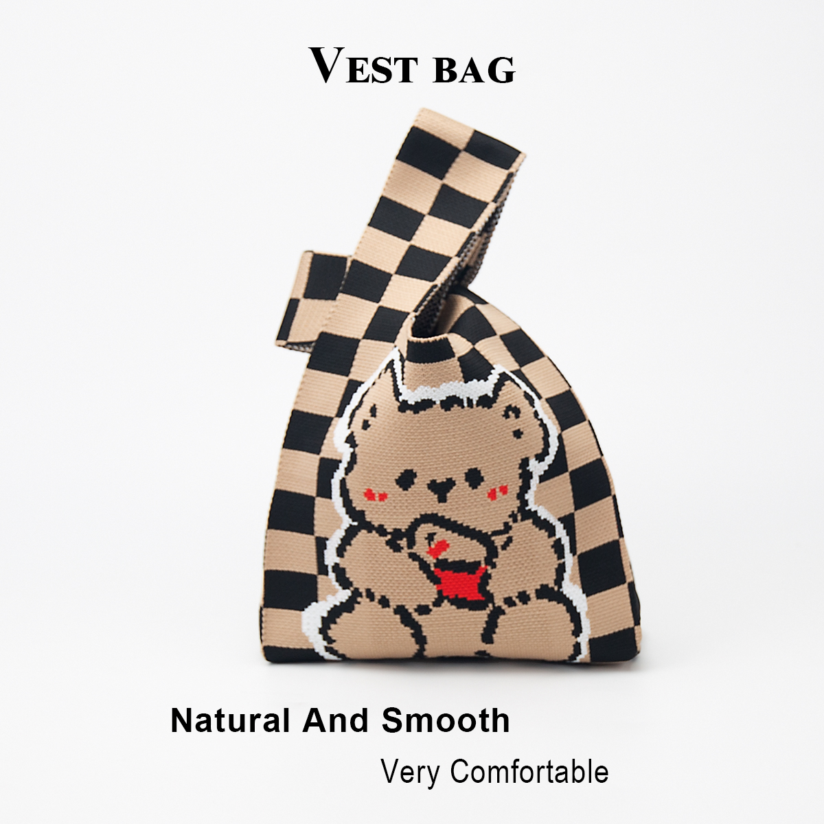 Cute Knitted Handbag for Girls - Travel Accessories Bottles incelemesi ve fiyatı