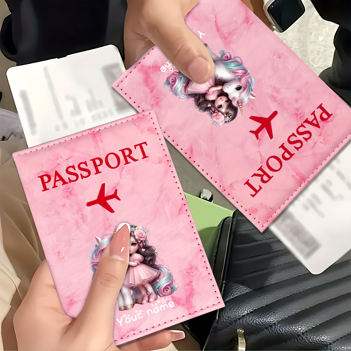 Unicorn Girl Pattern PU Passpo - Travel Accessories For Europe incelemesi ve fiyatı