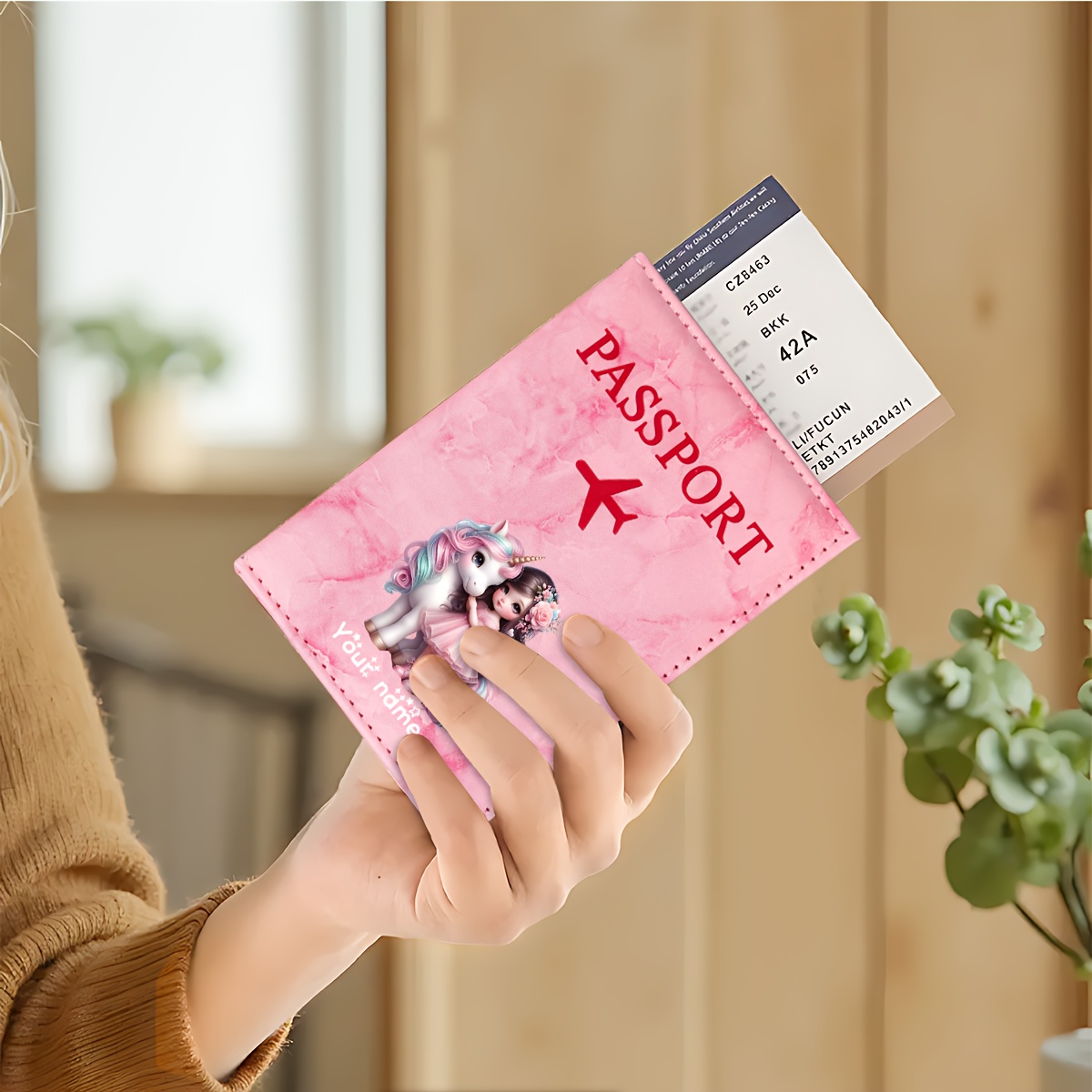 Unicorn Girl Pattern PU Passpo - Travel Accessories For Europe incelemesi ve fiyatı