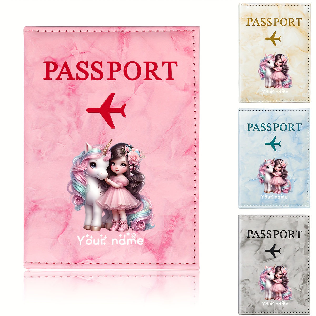 Unicorn Girl Pattern PU Passpo - Travel Accessories For Europe incelemesi ve fiyatı