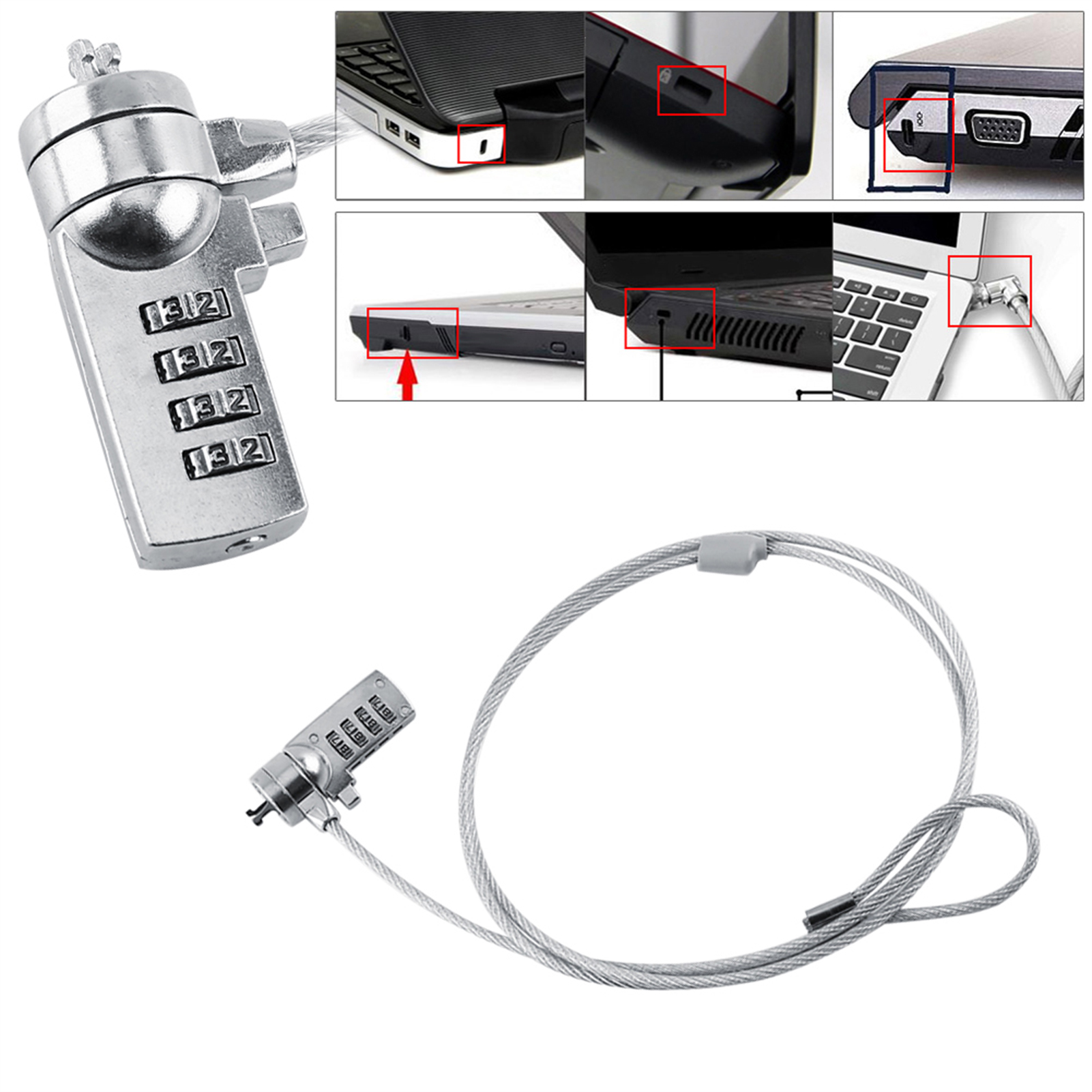 Laptop Theft Deterrent Laptop  - Cable Lock Combination incelemesi ve fiyatı