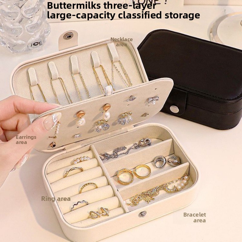 Anti Oxidation Portable Travel - Accessories Travel Jewelry Box incelemesi ve fiyatı