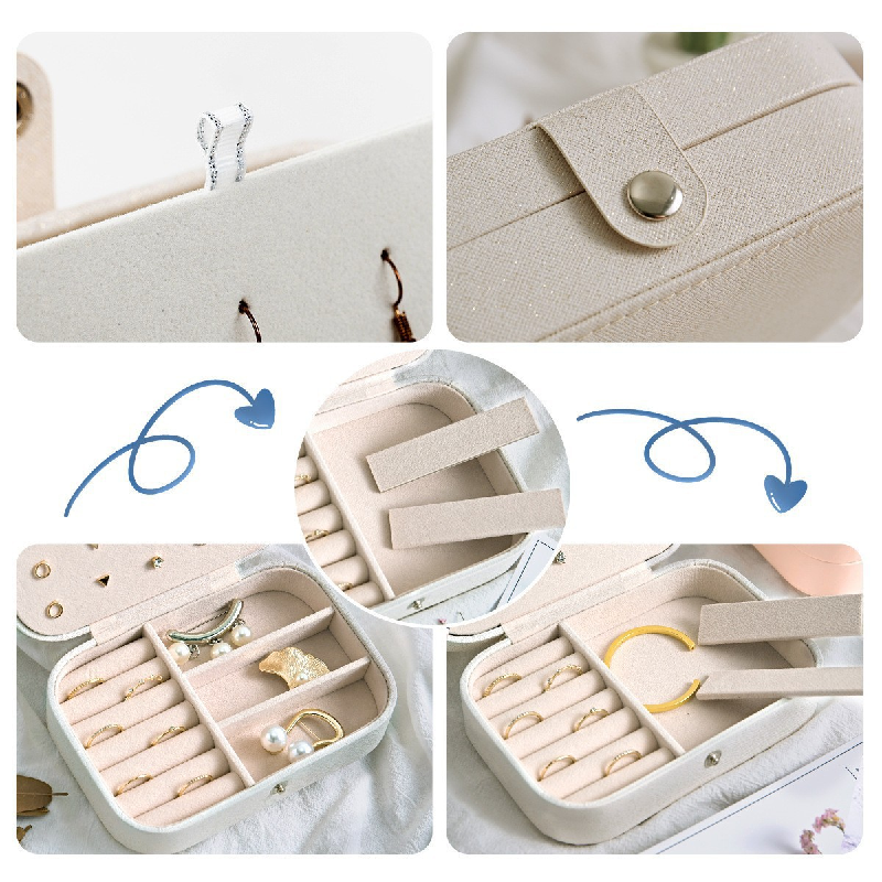 Anti Oxidation Portable Travel - Accessories Travel Jewelry Box incelemesi ve fiyatı