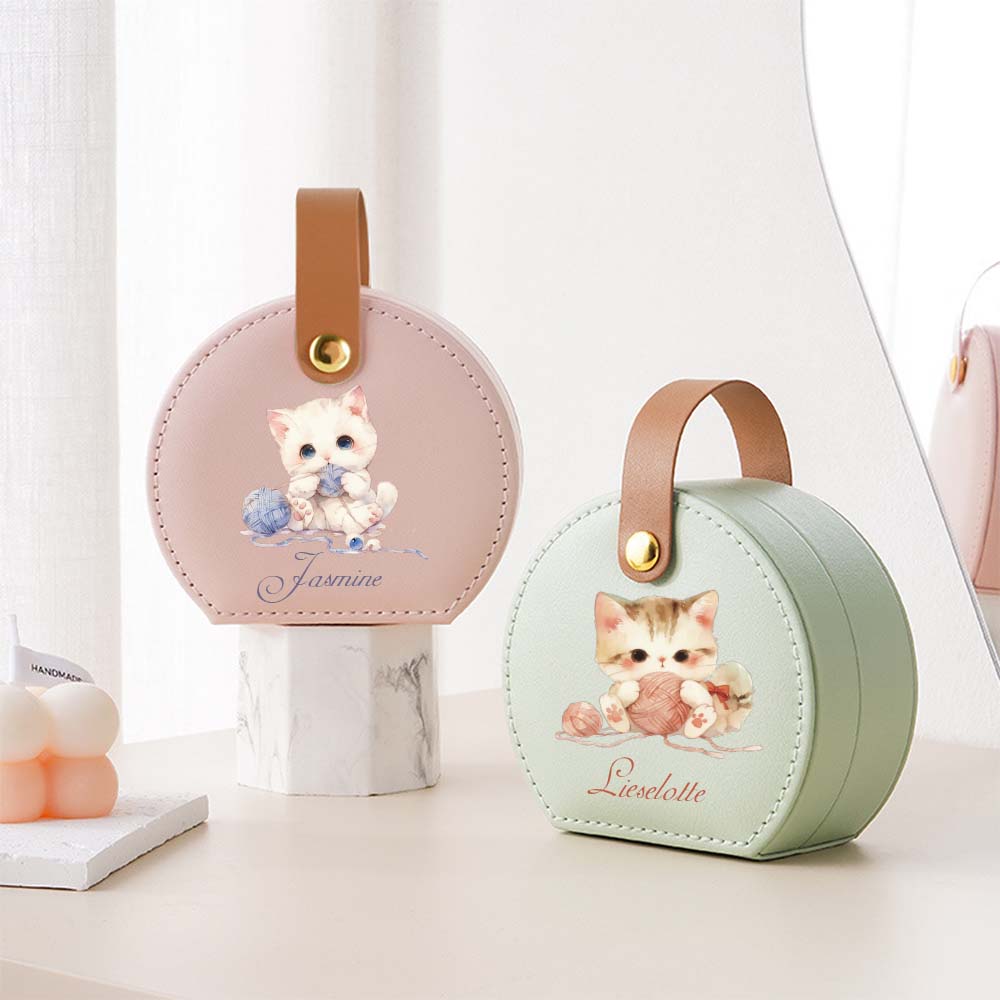 1pc Personalized Custom Name T - Accessories Travel Jewelry Box incelemesi ve fiyatı