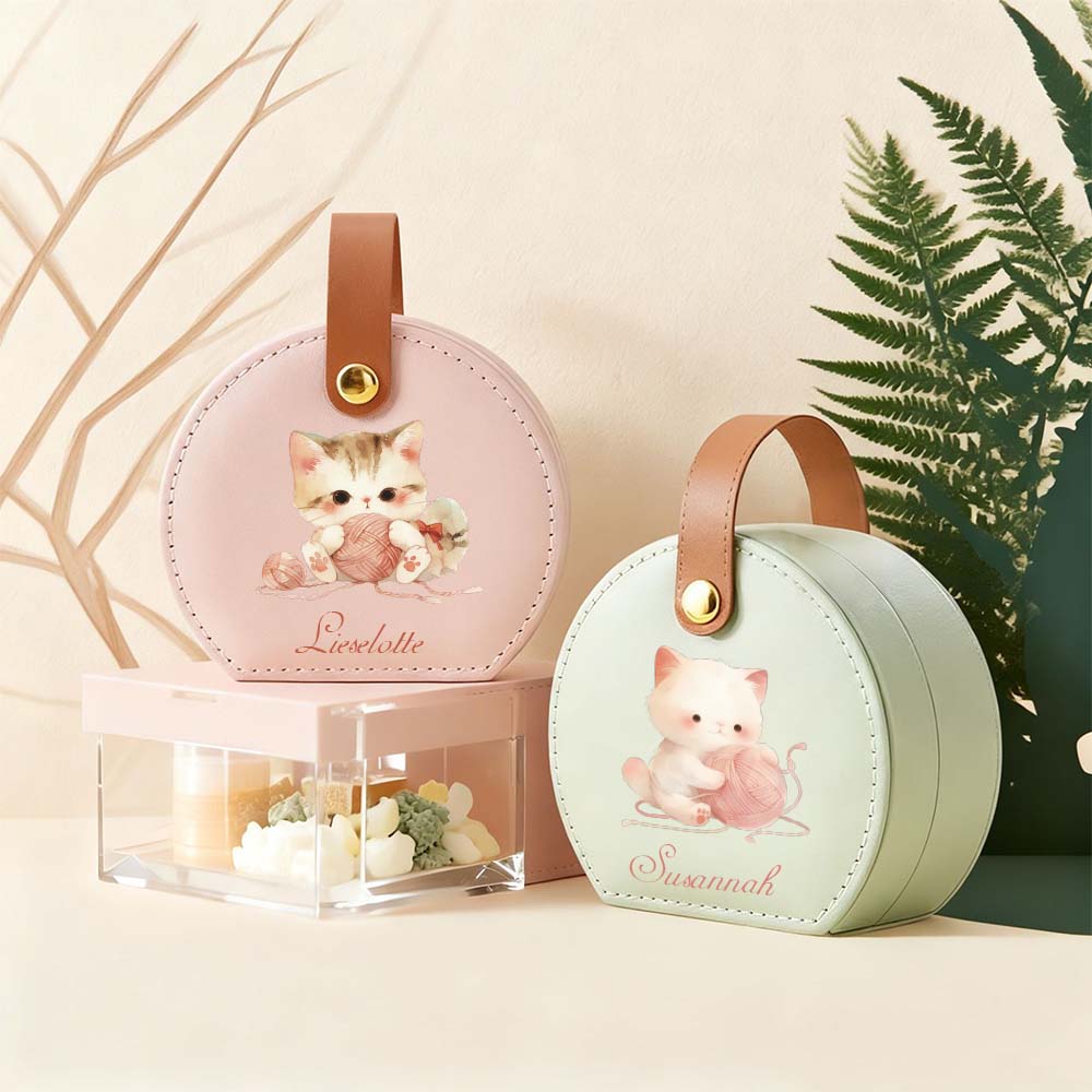 1pc Personalized Custom Name T - Accessories Travel Jewelry Box incelemesi ve fiyatı