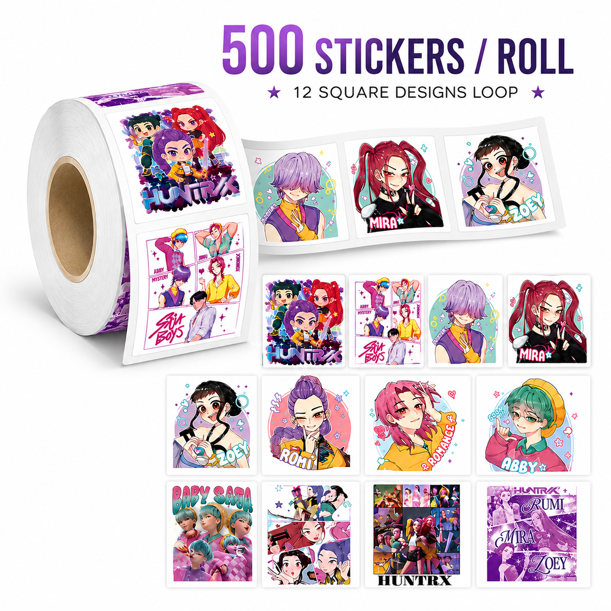 500pcs Stickers Waterproof DIY - Sticker Luggage Decorative incelemesi ve fiyatı