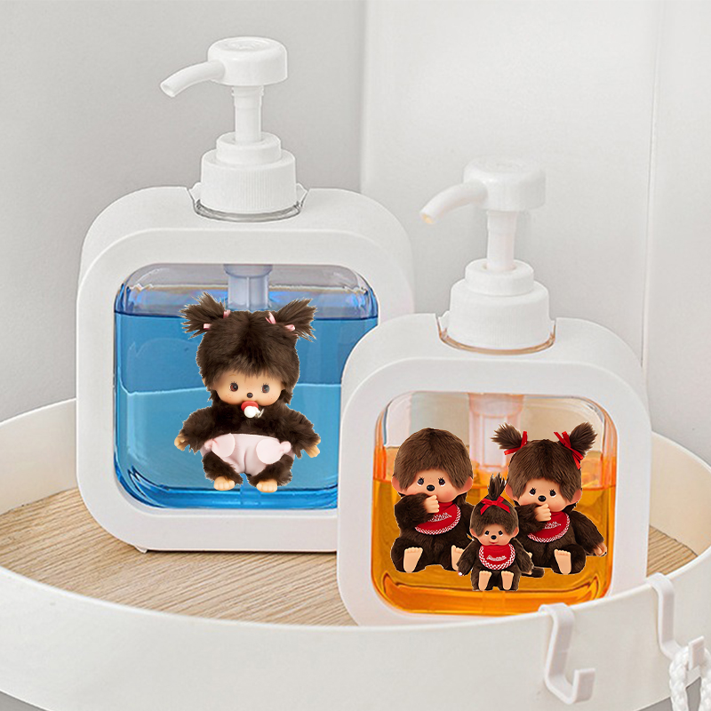 1PCS Monchhichi Lotion Bottle  - Travel Accessories Bottles incelemesi ve fiyatı