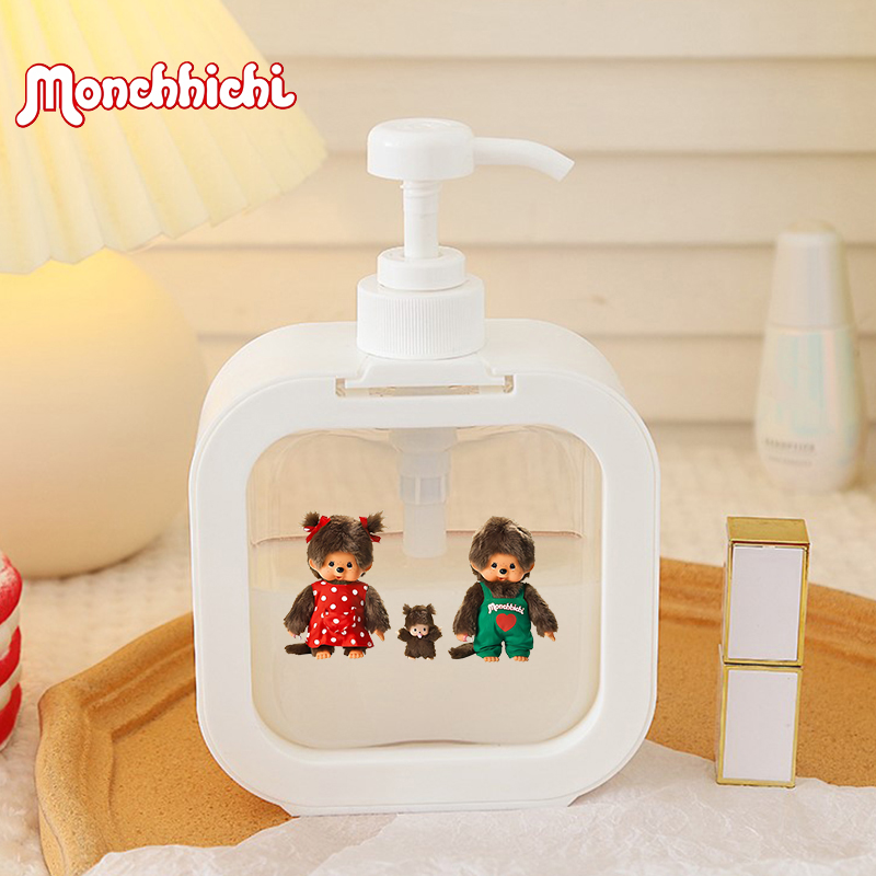 1PCS Monchhichi Lotion Bottle  - Travel Accessories Bottles incelemesi ve fiyatı