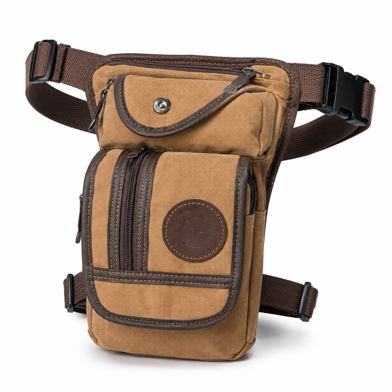 Vintage Canvas Leg Bag for Men - Travel Accessories Men incelemesi ve fiyatı