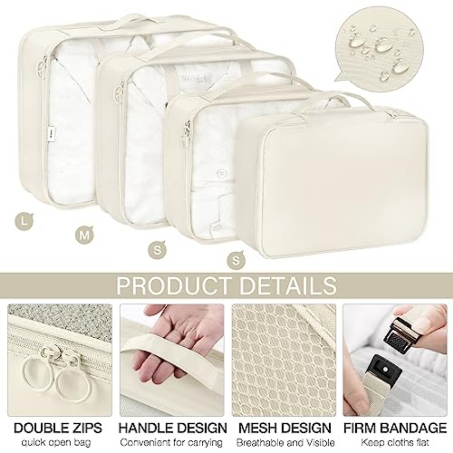 8 Set Packing Cubes for Travel - Shoe Bag Travel incelemesi ve fiyatı