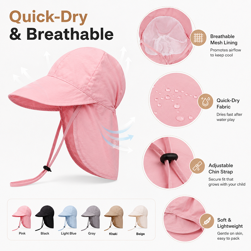 Quick Dry Baby Hats Summer Thi - Travel Accessories For Baby incelemesi ve fiyatı