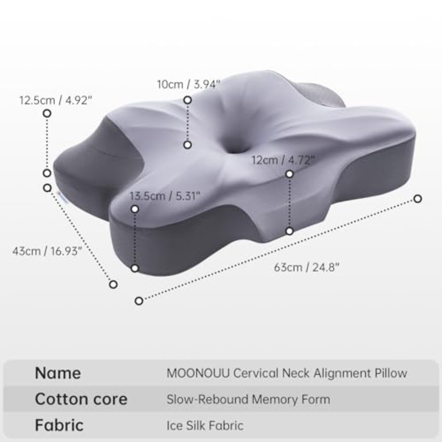 Cervical Pillow for Side Sleep - Neck Pillow Memory Foam incelemesi ve fiyatı