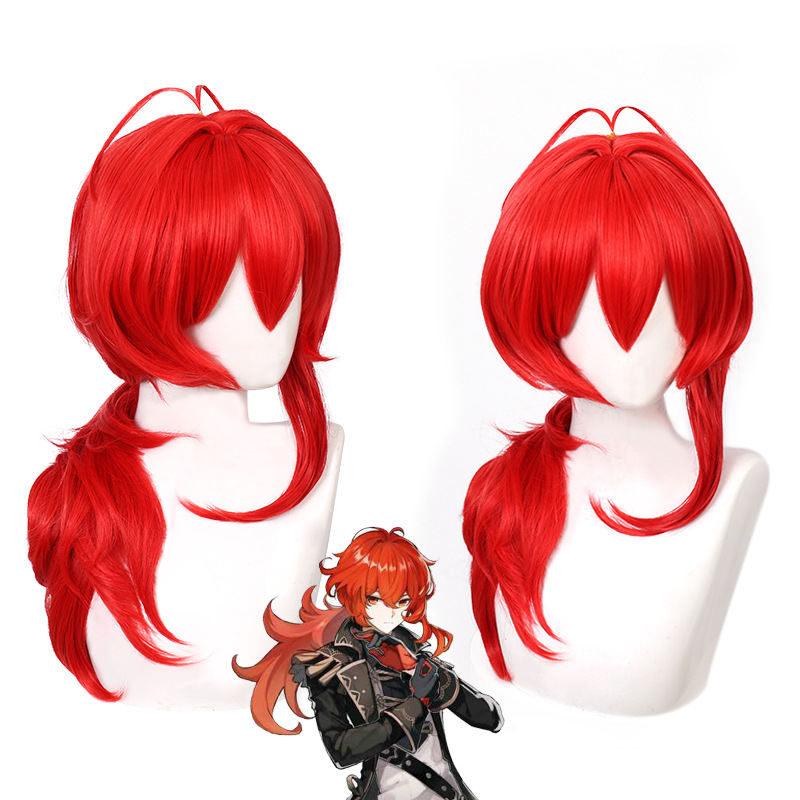 Genshin Impact Diluc Cosplay W - Travel Accessories Men incelemesi ve fiyatı