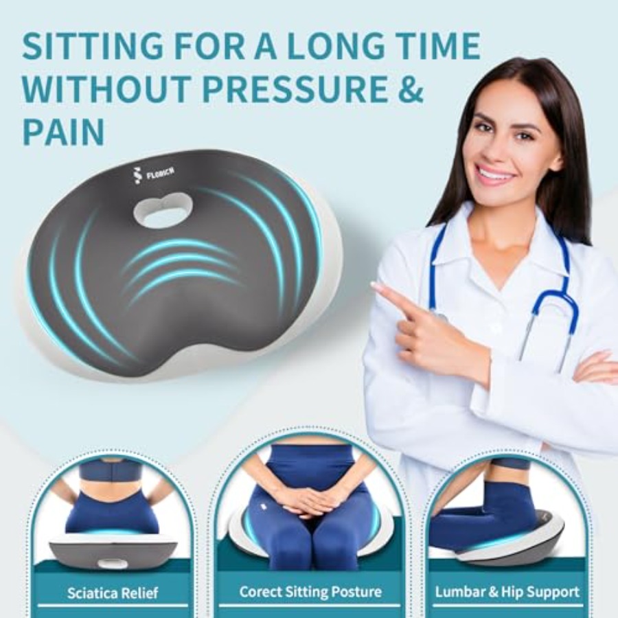 Office Chair Seat Cushion with - Neck Pillow Memory Foam incelemesi ve fiyatı