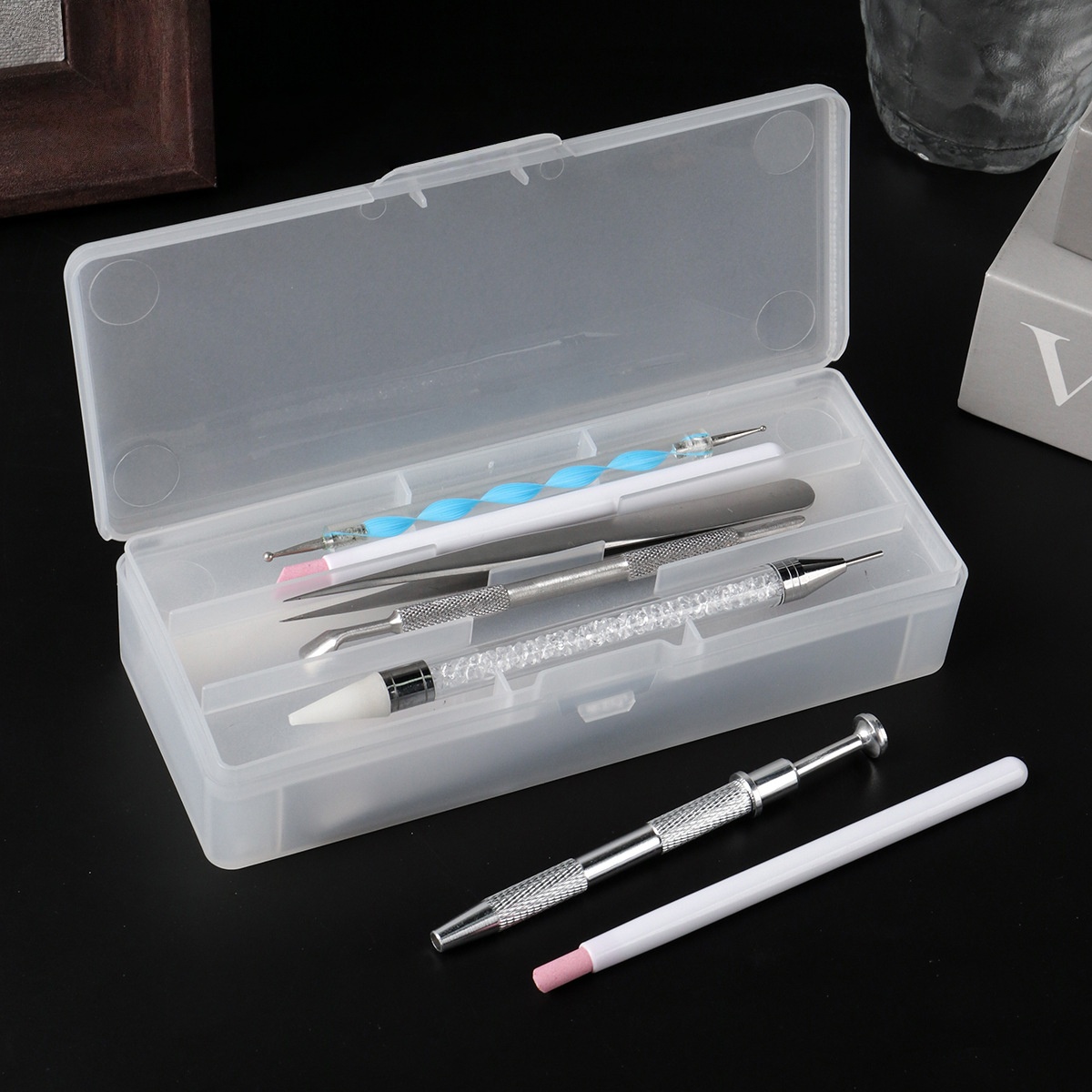 Transparent Nail Studio Set Na - Travel Accessories Box incelemesi ve fiyatı