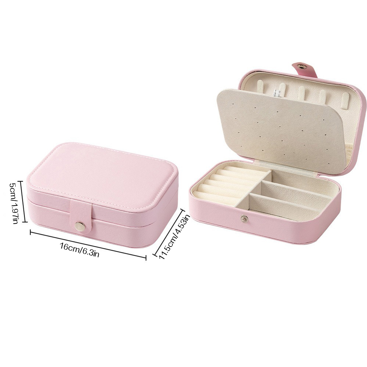 New Portable Multi-Compartment - Accessories Travel Jewelry Box incelemesi ve fiyatı