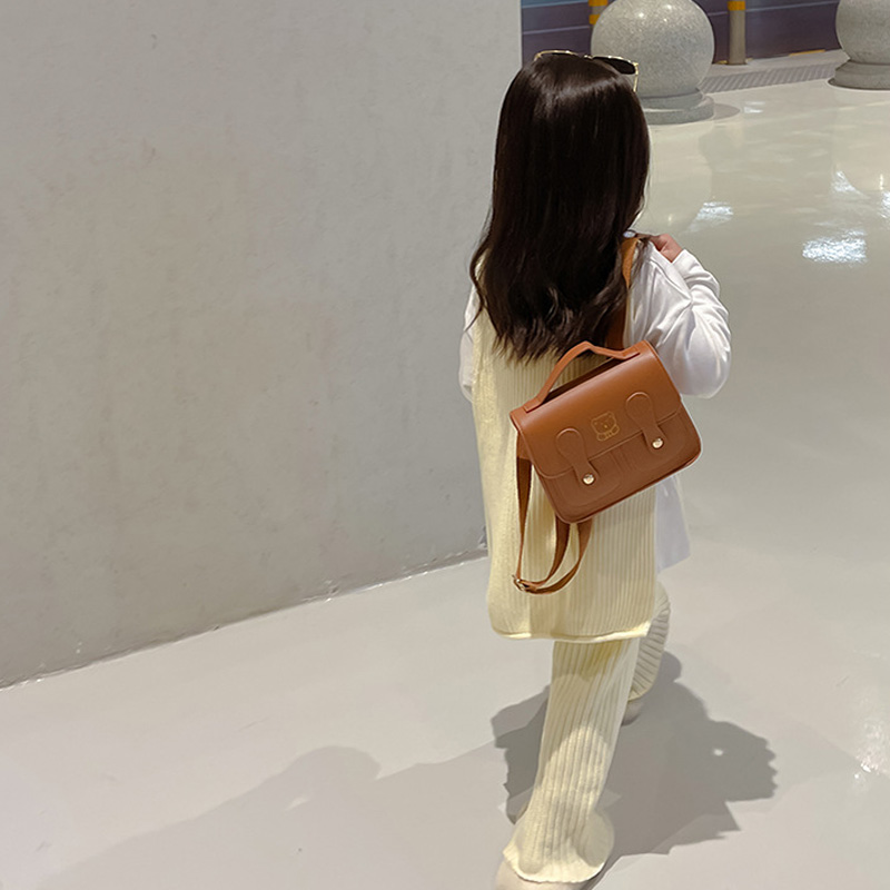 Bear Kids Backpack PU Leather  - Travel Accessories For Baby incelemesi ve fiyatı