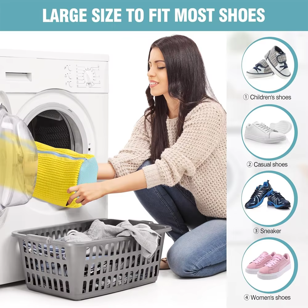 2PCS Chenille Shoe Laundry Bag - Shoe Bag Travel incelemesi ve fiyatı