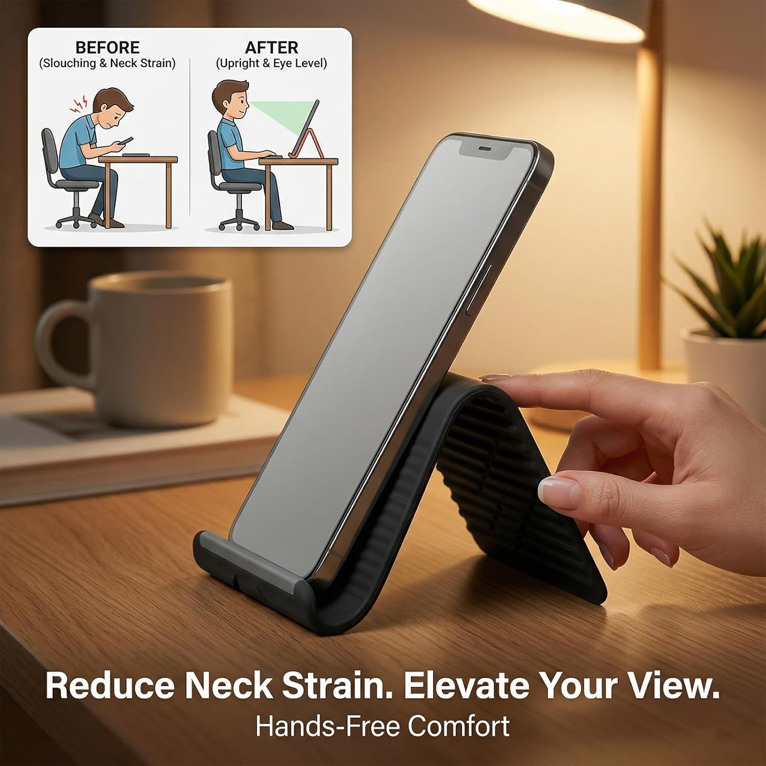 Lazy Portable Phone Stand Sili - Travel Accessories Organizer incelemesi ve fiyatı
