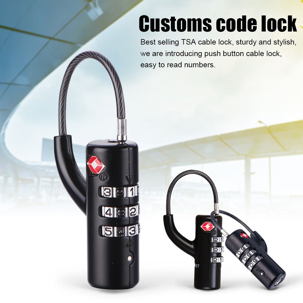 Waterproof Small Padlock Porta - Cable Lock Combination incelemesi ve fiyatı